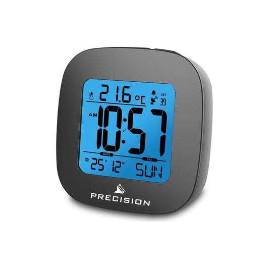 Precision Backlit Radio Controlled Digital LCD Date Temperature Alarm Clock AP054 / PREC0115